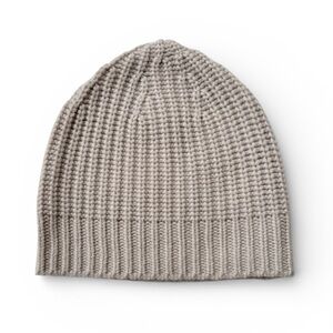 Naked Cashmere 100% Cashmere Ribbed Beanie Hat Women’s Sheepskin Color